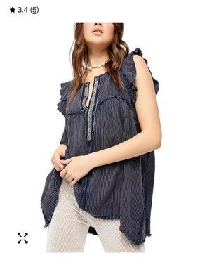 Free People Blue Ridge pinstripe tunic